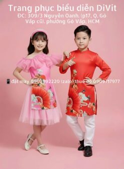 Thuê áo dài cách tân trẻ em
