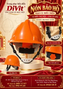 Cho thuê đạo cụ nón bảo hộ
