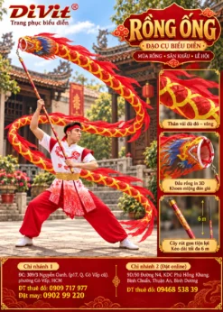 Rồng ống múa rồng biểu diễn