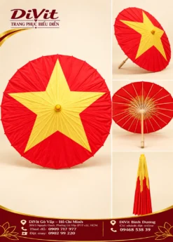 Dù Đỏ Sao Vàng