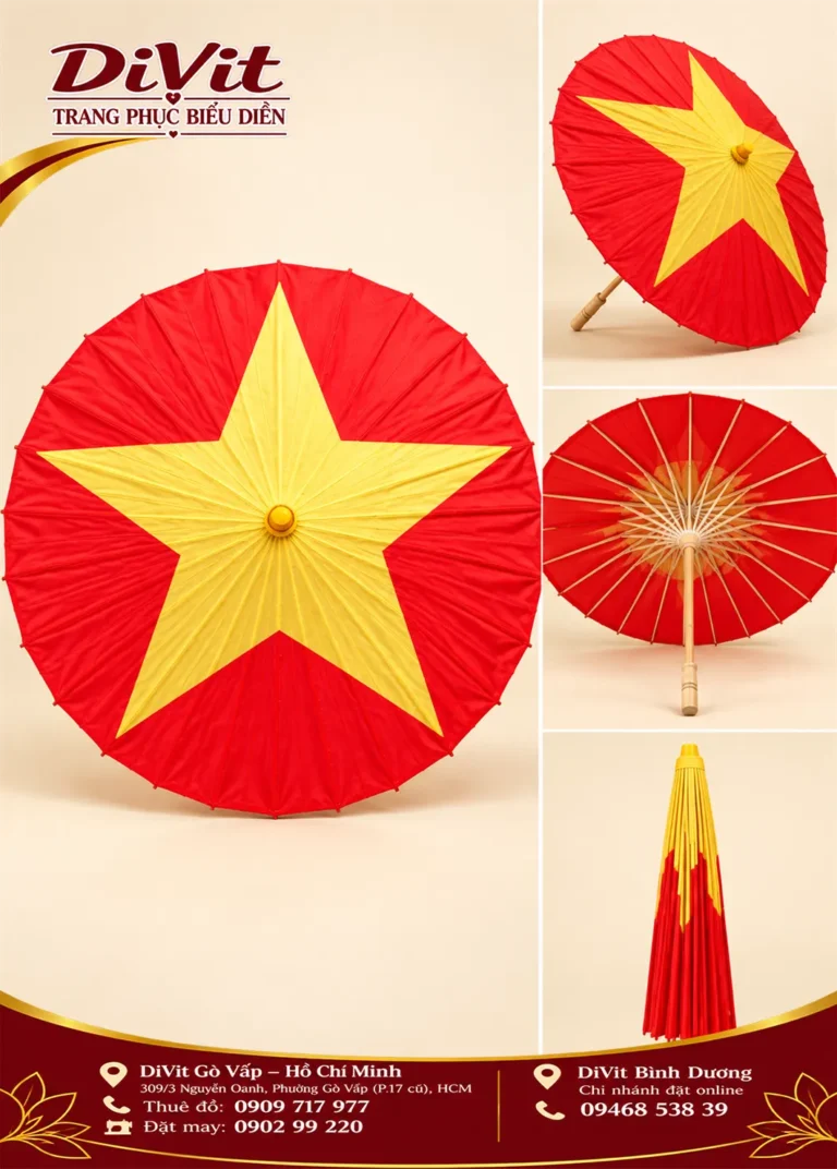 Dù Đỏ Sao Vàng