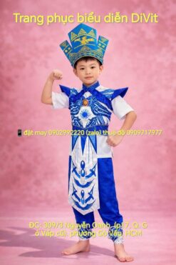 Trang phục múa dỗ tổ Hùng Vương trẻ em