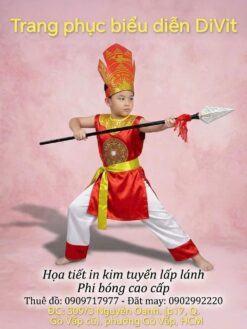 Trang phục múa võ Âu Lạc trẻ em