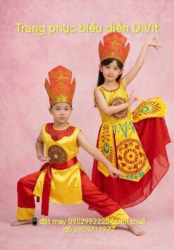 Cho thuê trang phục Âu Lạc trẻ em múa văn nghệ