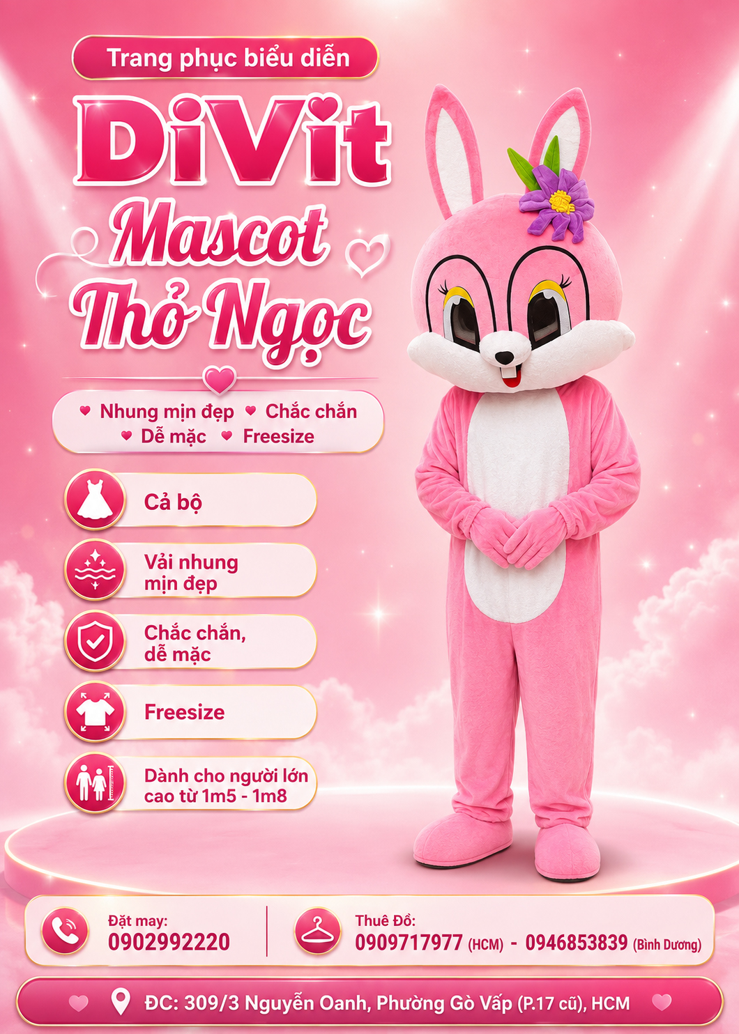 mascot thỏ ngọc