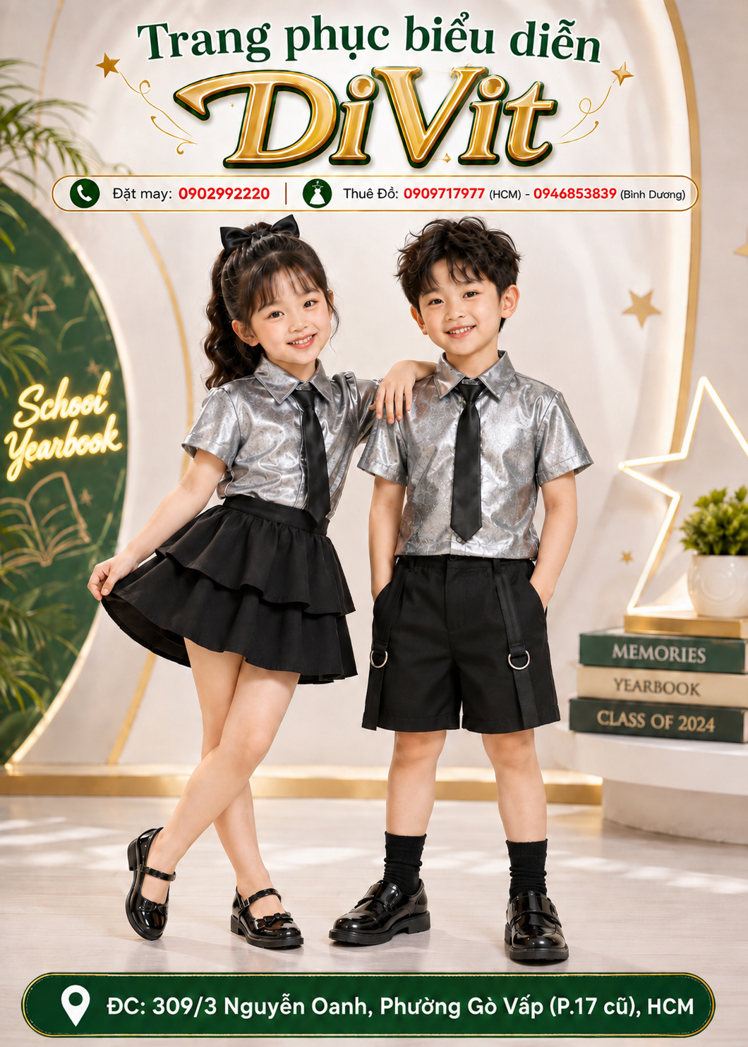 Đồ nhảy học sinh cho bé