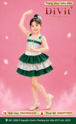 Đầm múa bé gái