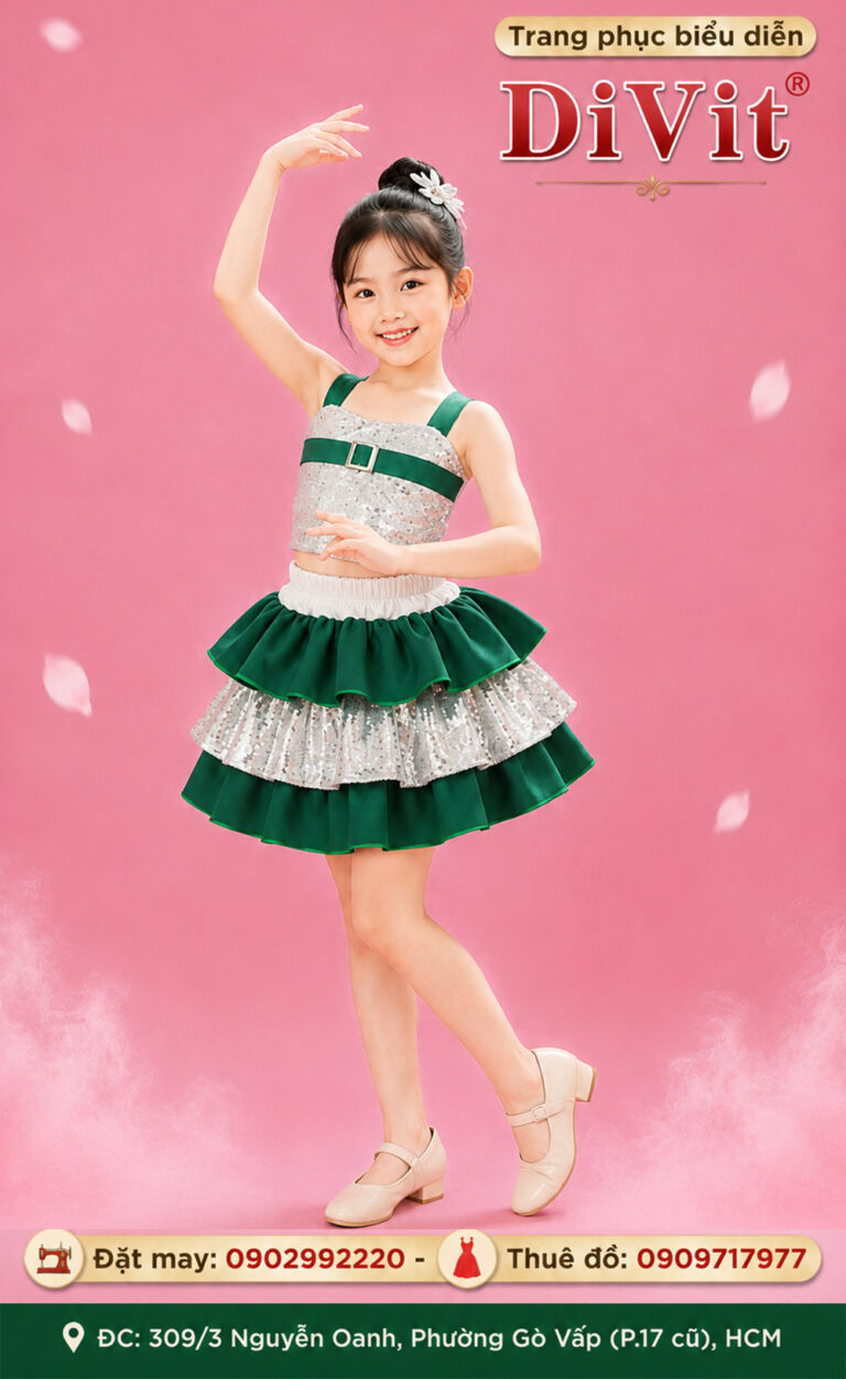 Đầm múa bé gái