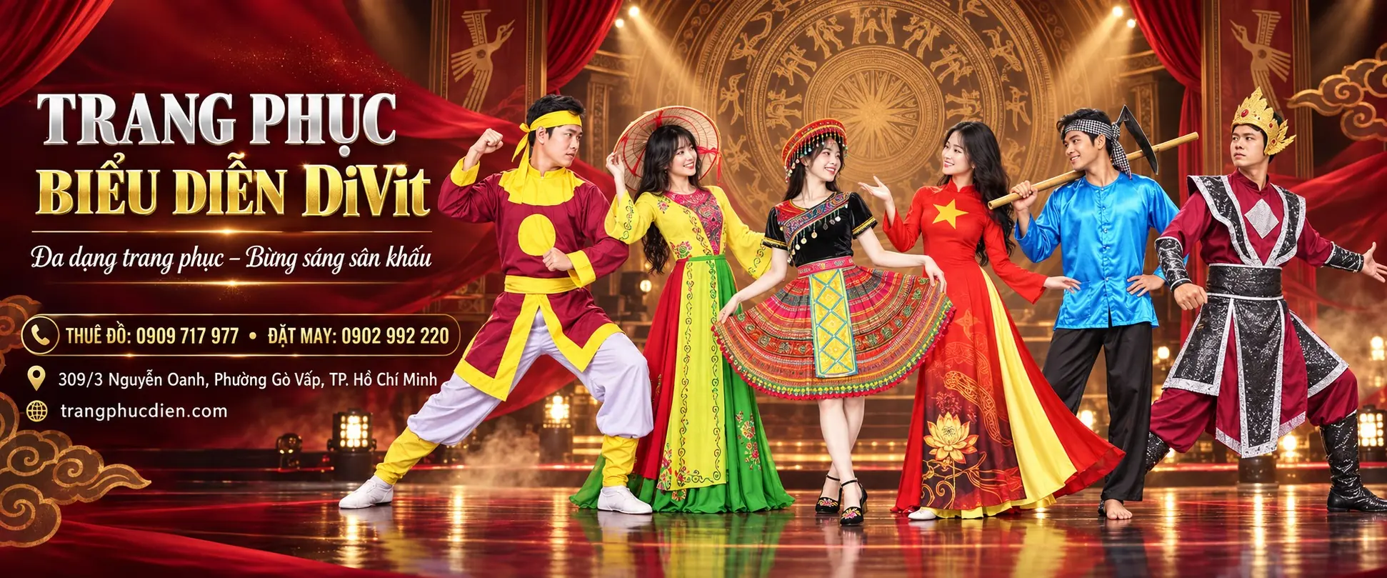 Banner trang phục biểu diễn DiVit
