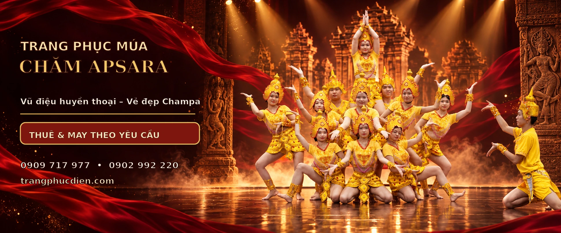 Trang phục múa Apsara dân tộc Chăm