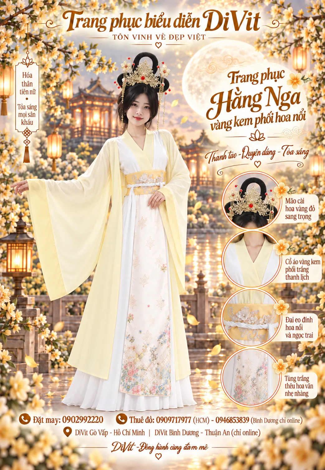 Hằng Nga dưới trăng
