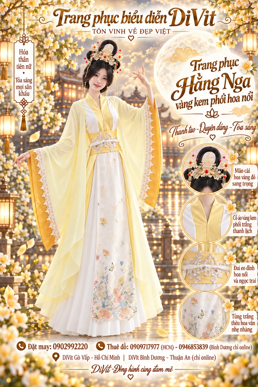 Hằng Nga dưới trăng