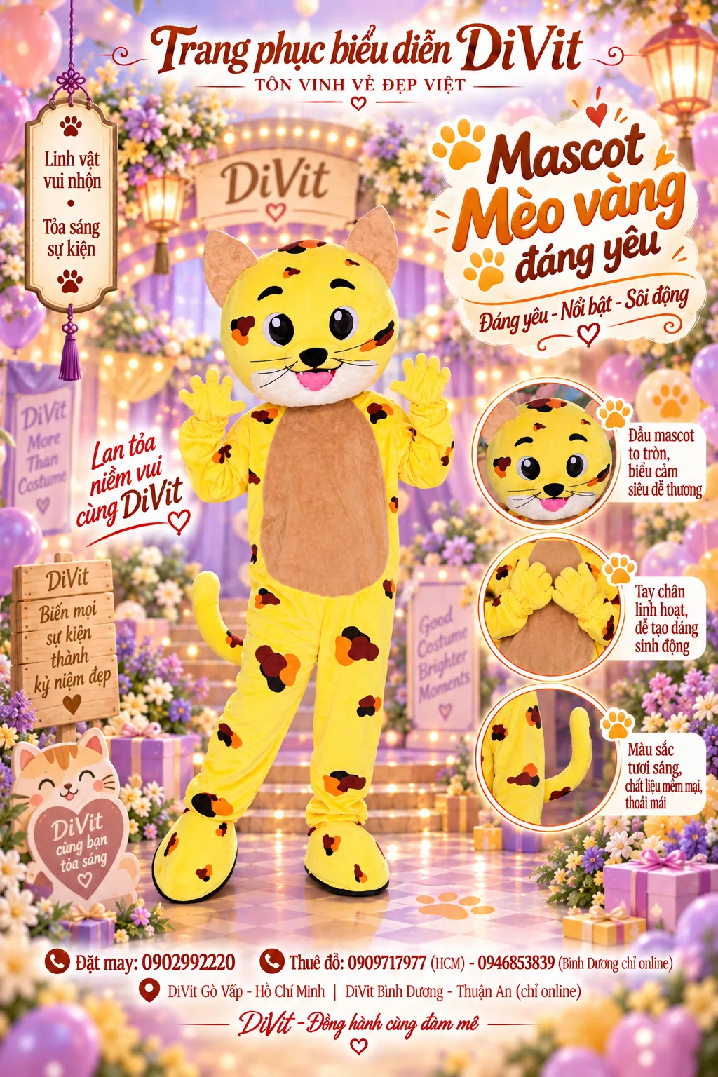 Trang phục mascot con Mèo