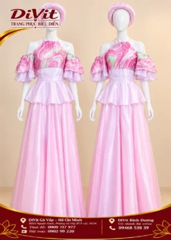 Yếm quần múa hồng