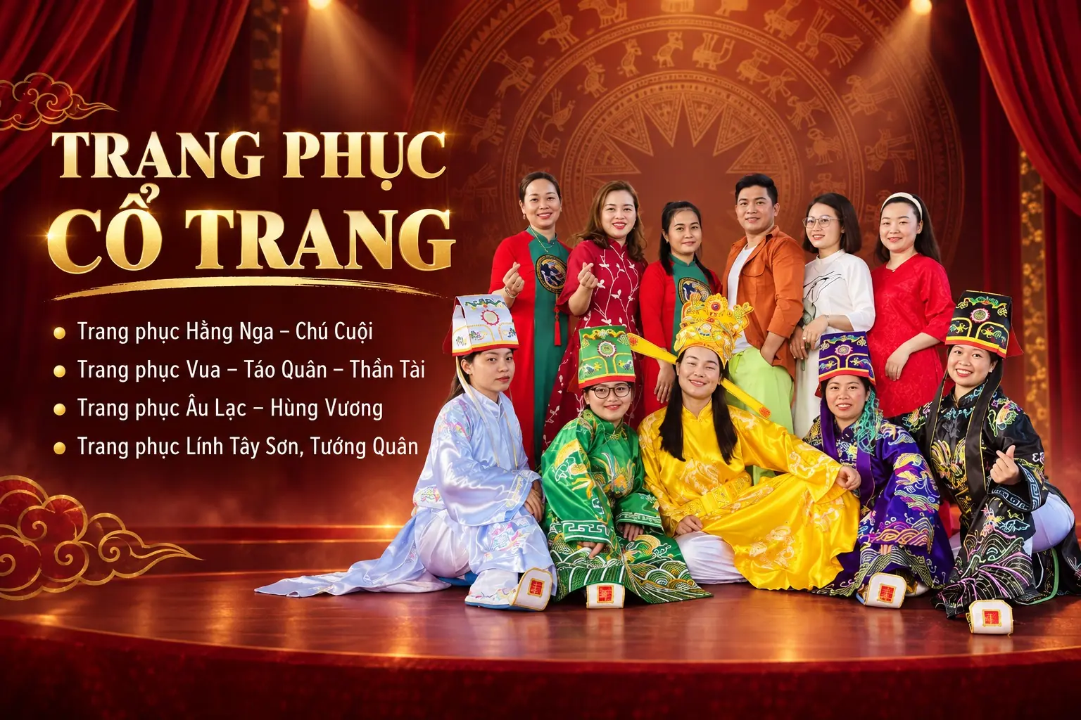 Trang phục cổ trang cung đình táo quân