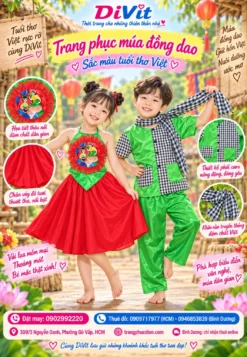 Trang phục múa yếm váy đồng dao