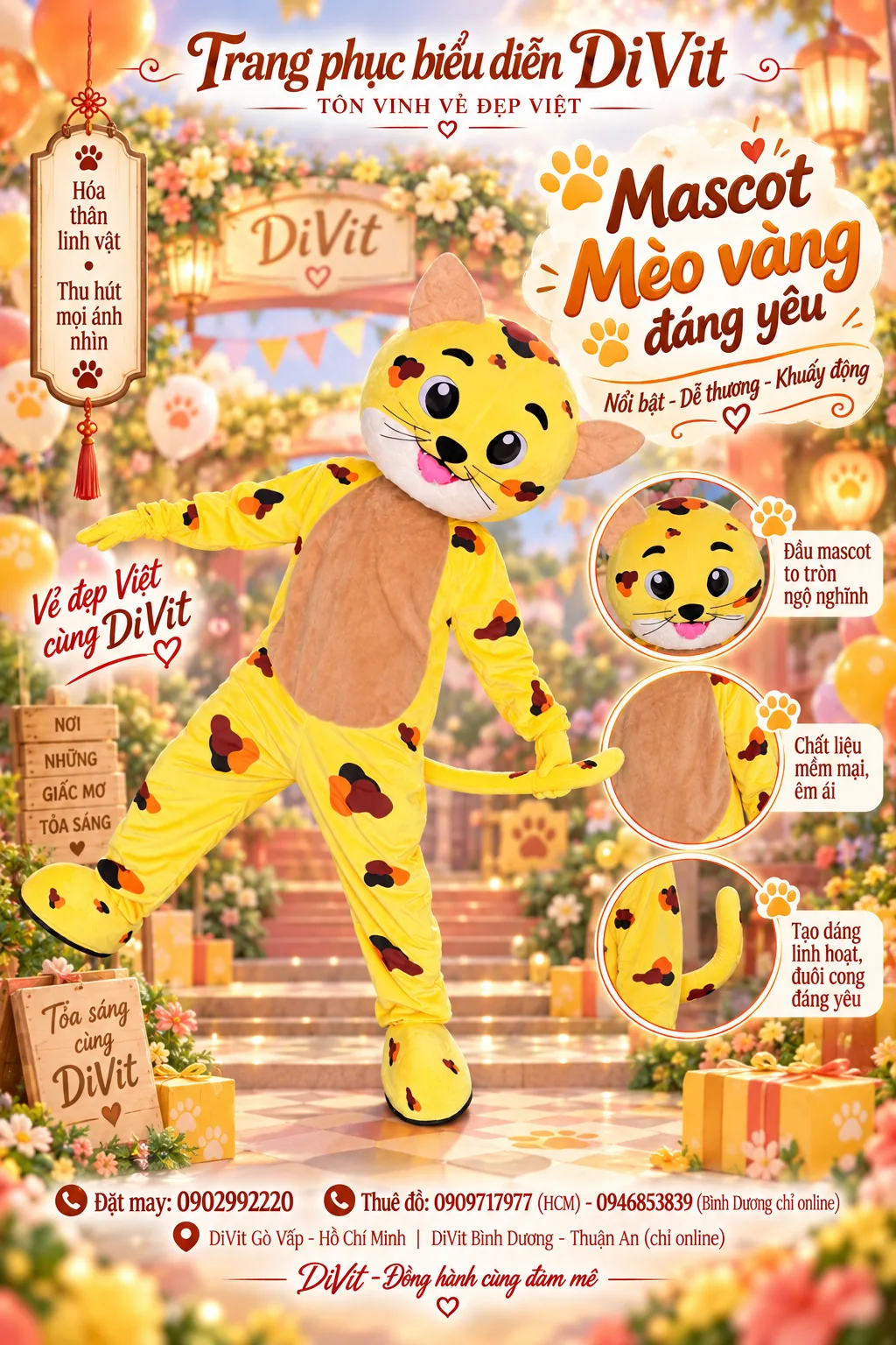 Trang phục mascot con Mèo