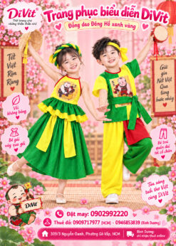 Trang phục múa dân gian trẻ em