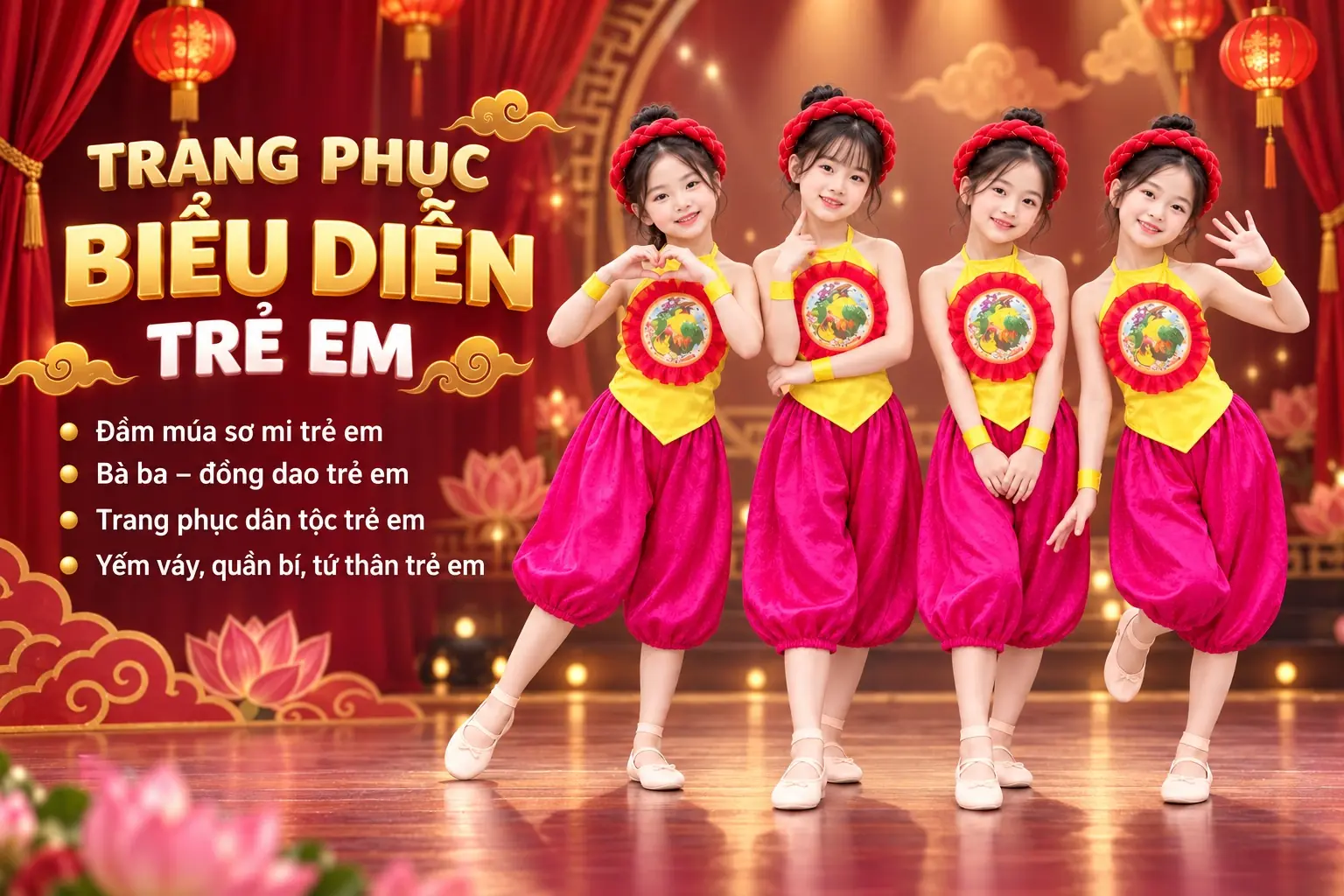Trang phục múa trẻ em