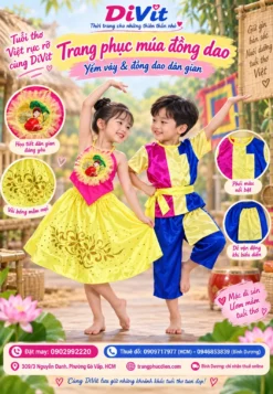 Trang phục múa đôi trẻ em