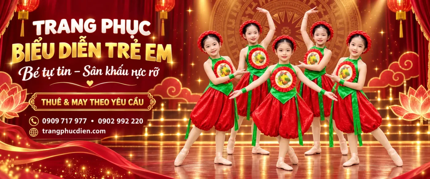 Trang phục yếm quần bí trẻ em