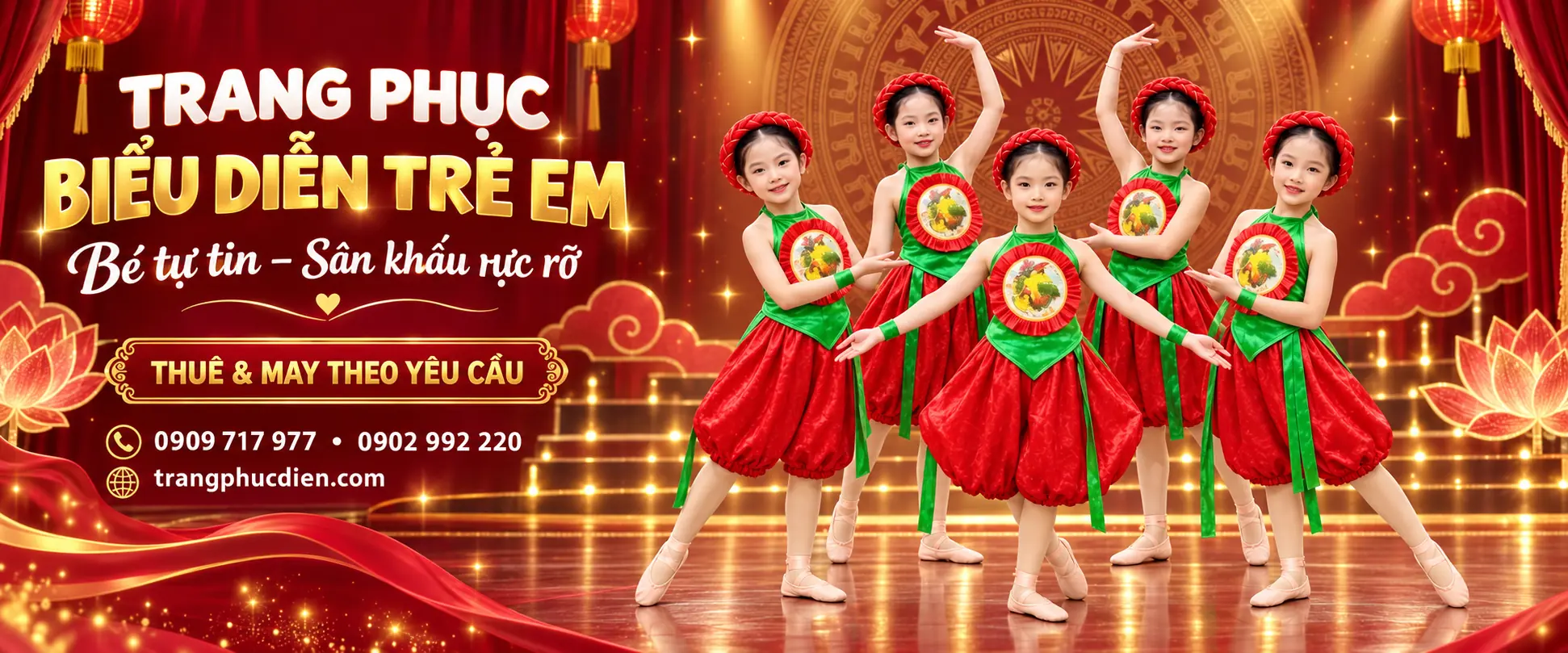 Trang phục yếm quần bí trẻ em