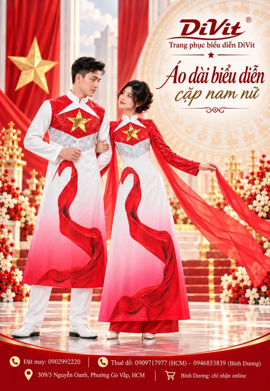 Áo dài cặp Việt Nam