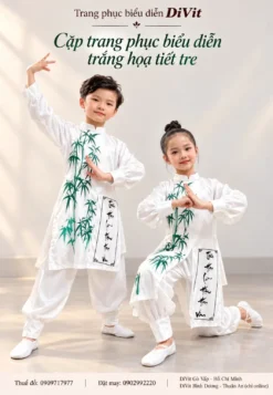 Trang phục múa sĩ tử trắng