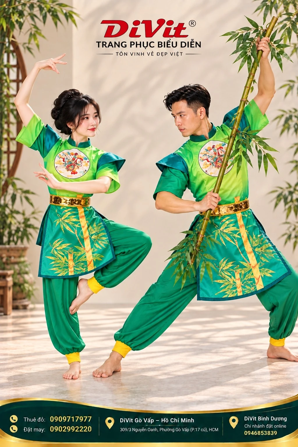 Trang phục múa võ Thánh Gióng